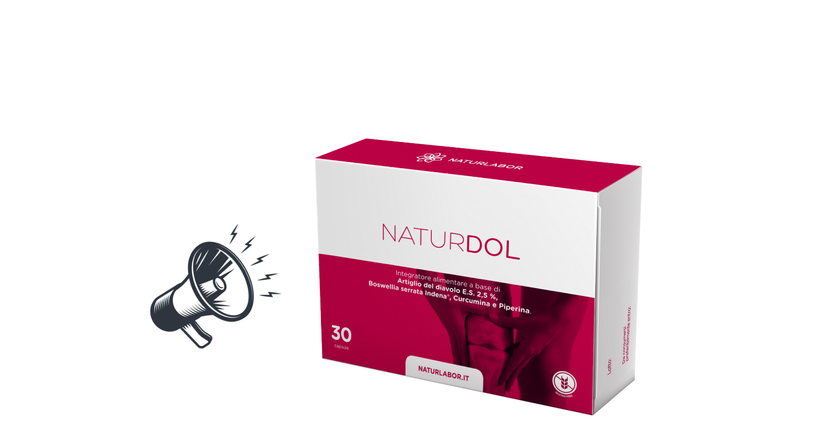 Prodotto NATURDOL 30 CAPSULE ® - LINEA NATURLABOR (codice EAN 980339257)